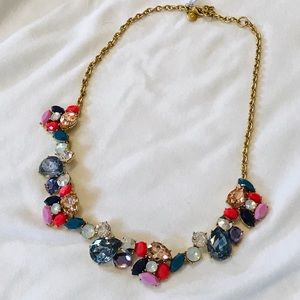 NWT J Crew Mixed stones Statement Necklace
